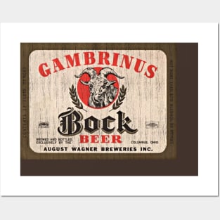 Bock Beer Label Posters and Art